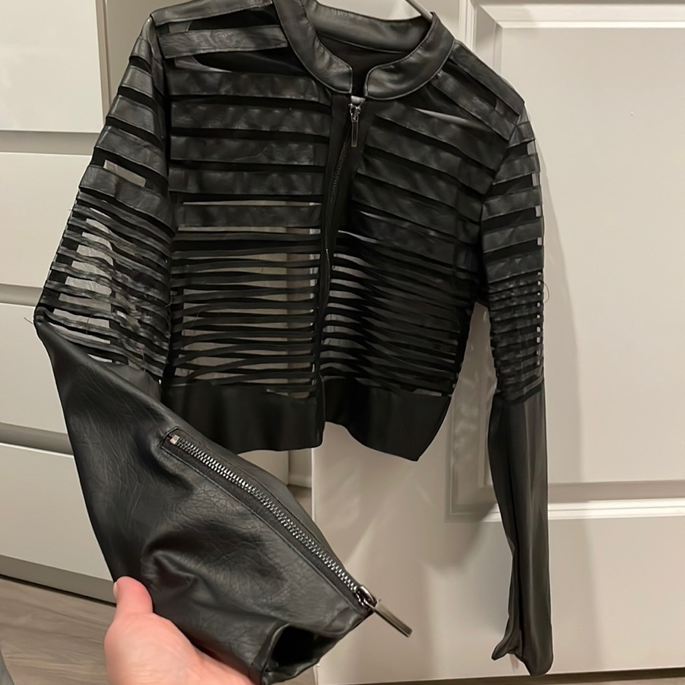 Faux Leather Jacket